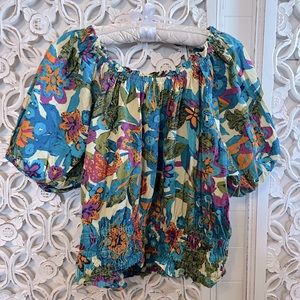 Jennifer & Grace floral blouse